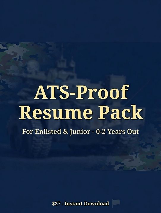 Vet Resume Pack