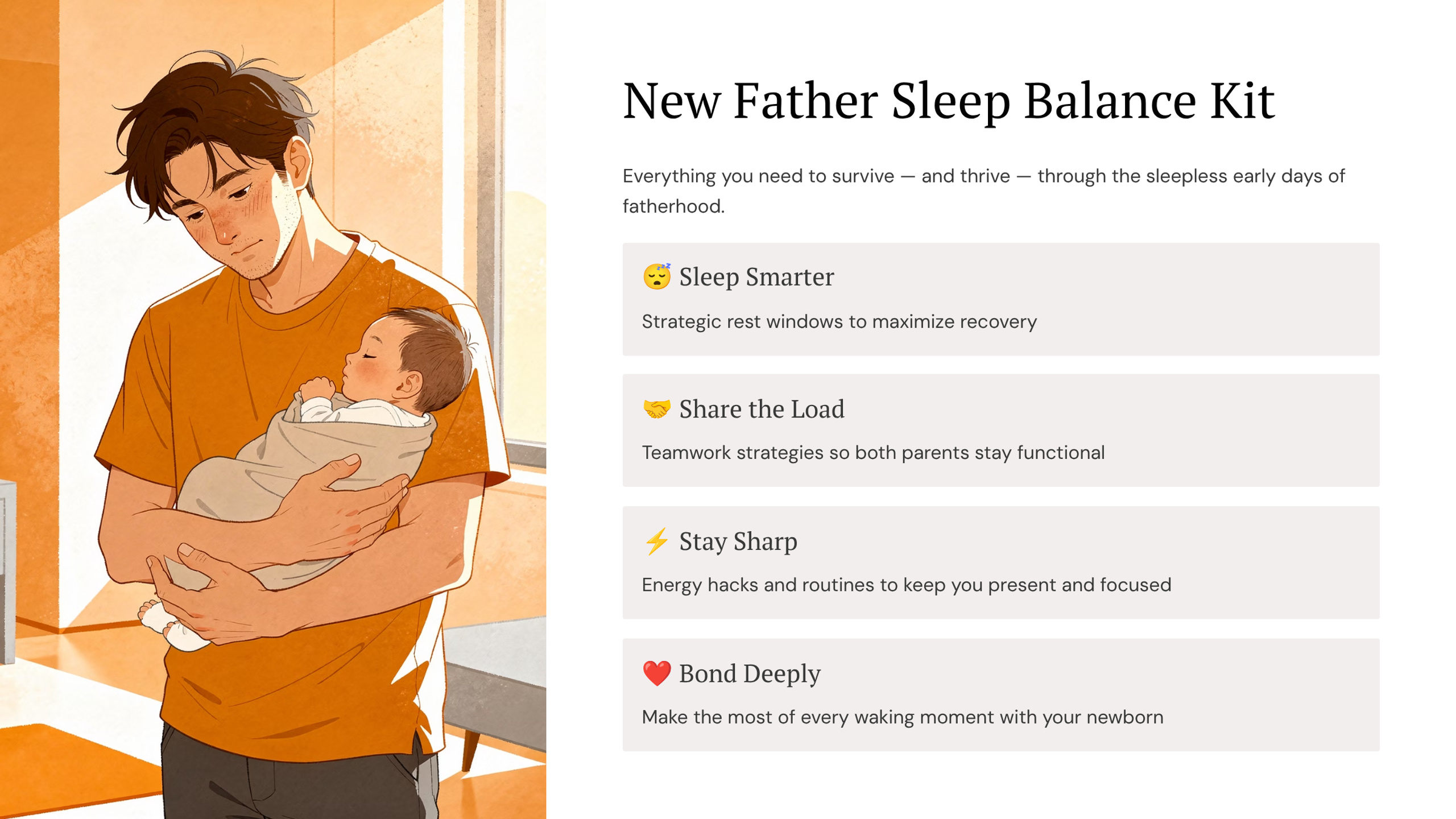 New Dad Protected Sleep Night Care Kit