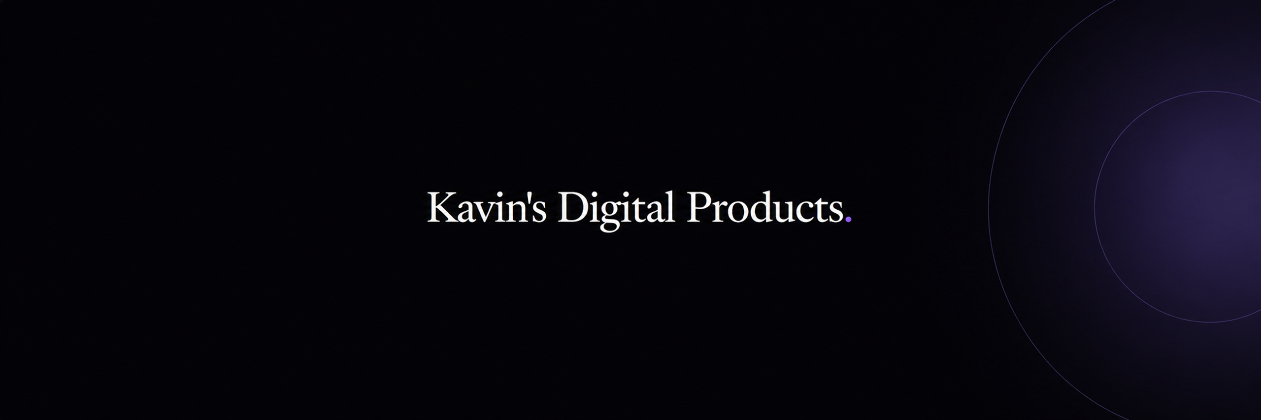 Kavin's Digital Products