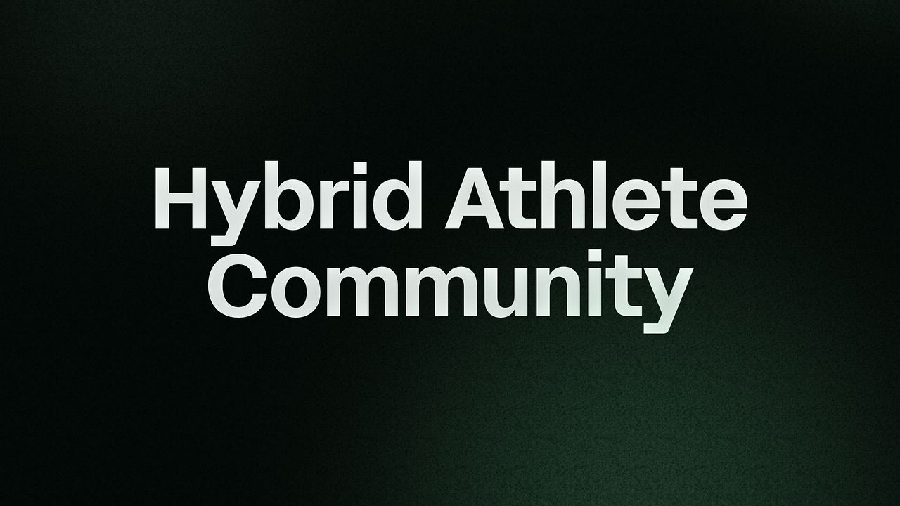 Hybrid Athlete Community