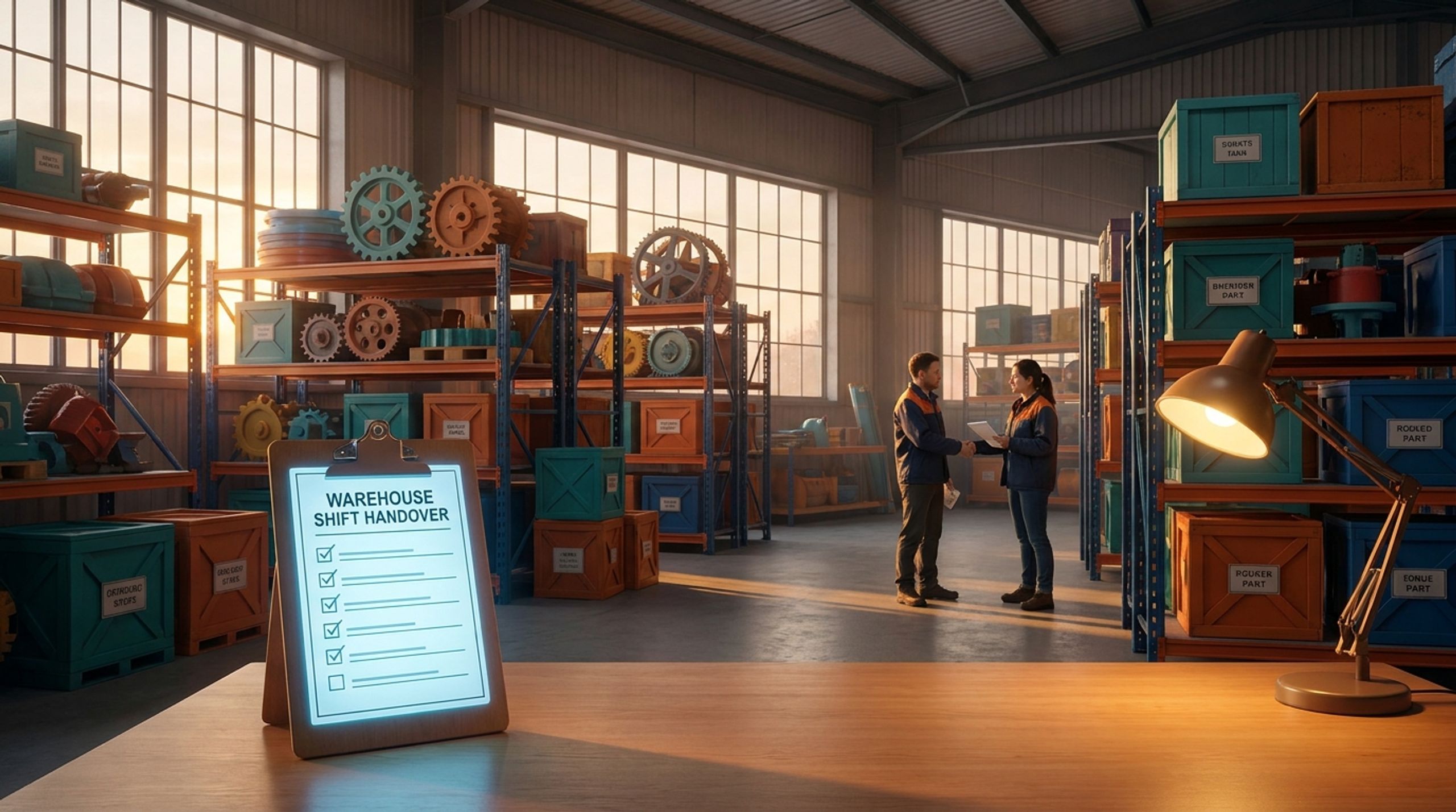 Warehouse Shift Handover English