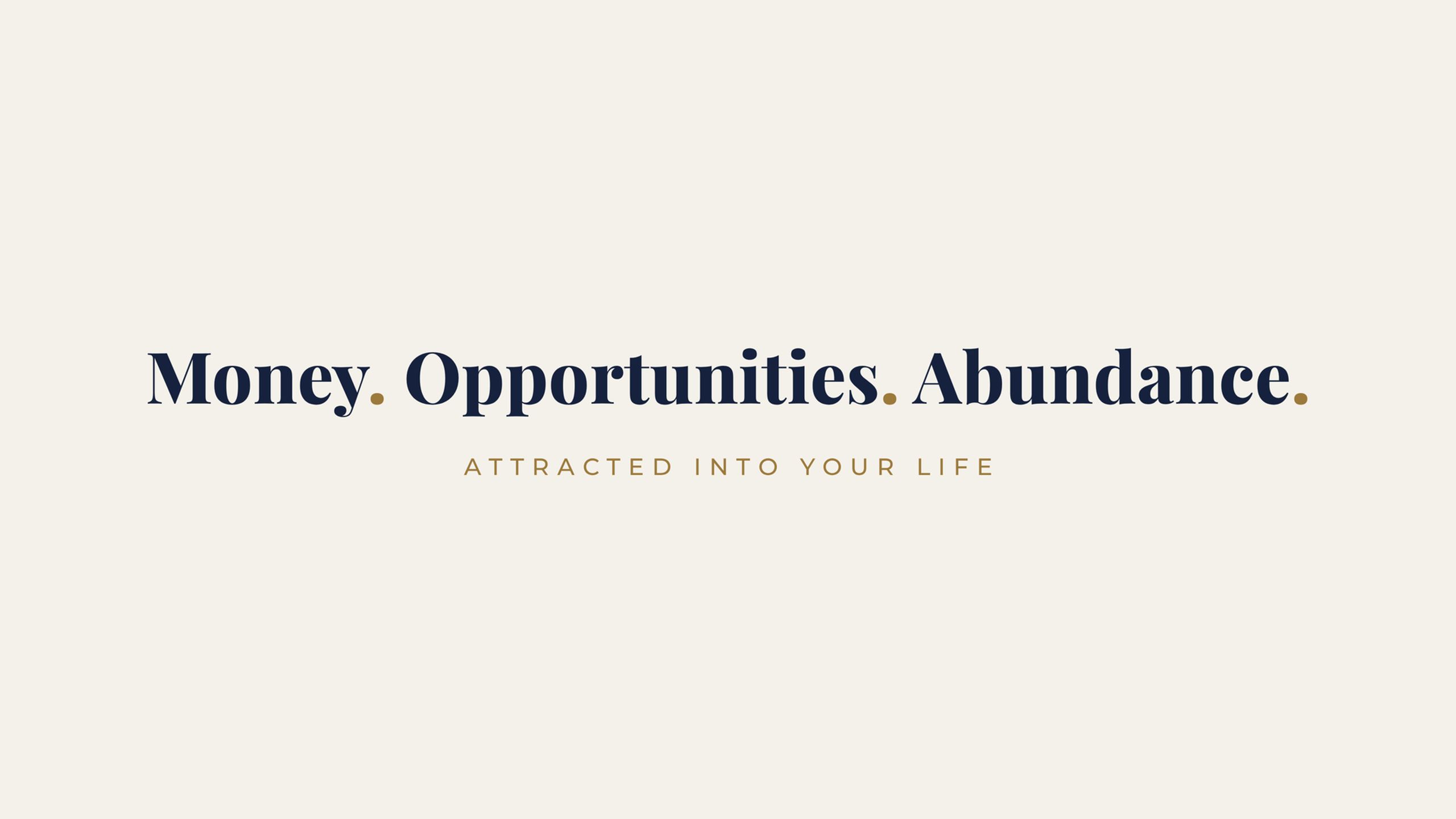 The Inevitable Wealth Formula