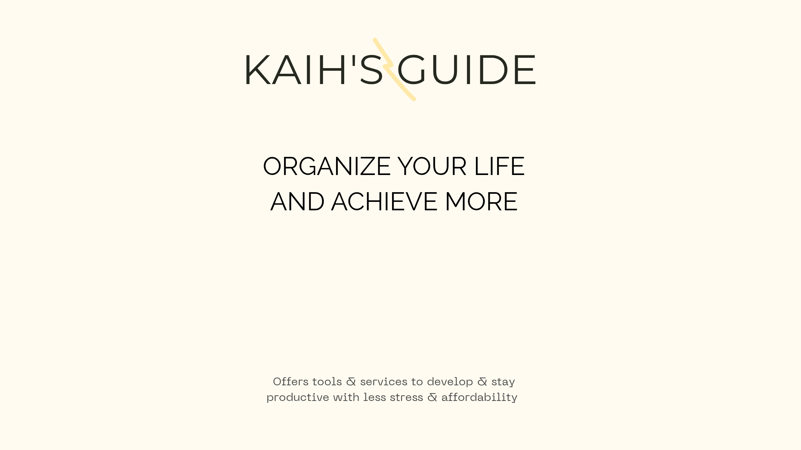 Kaih's Guide 