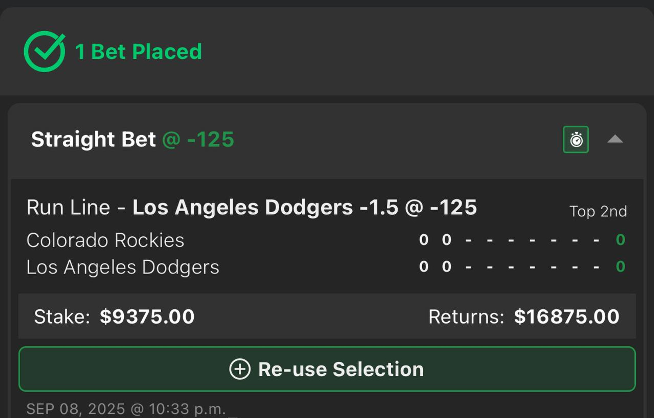Bigger Bettor Bets