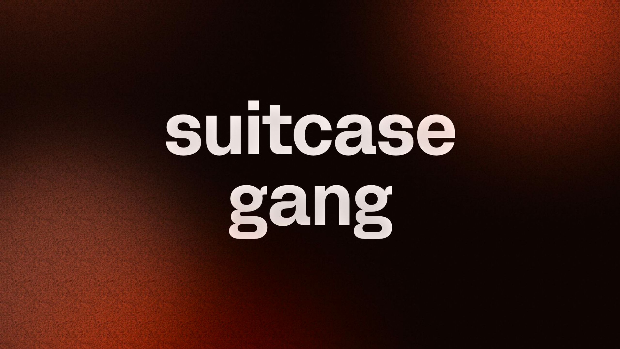suitcase gang