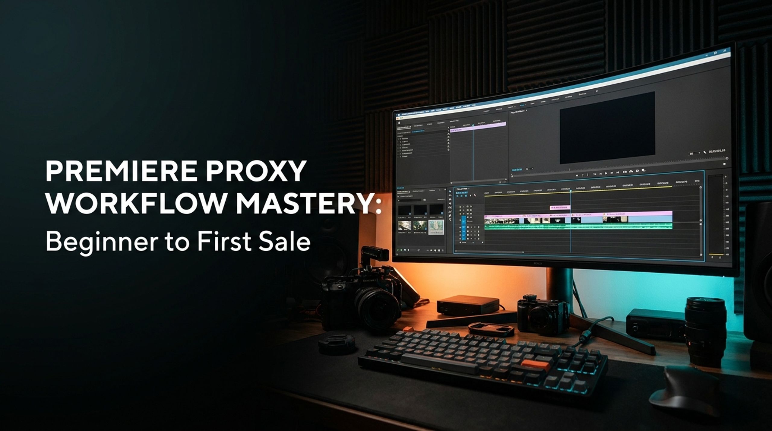 Premiere Proxy Workflow Mastery: Beginner to First Sale