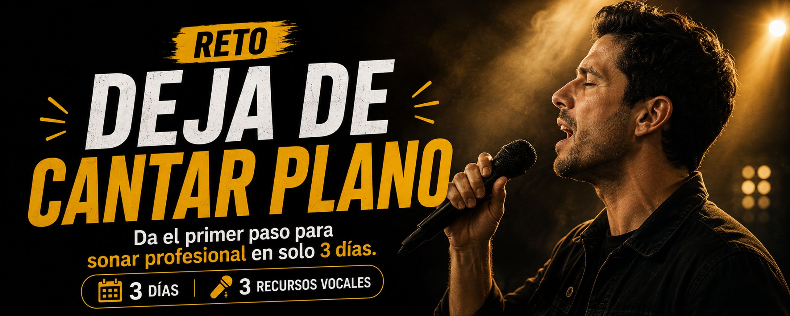 Reto Deja de cantar plano