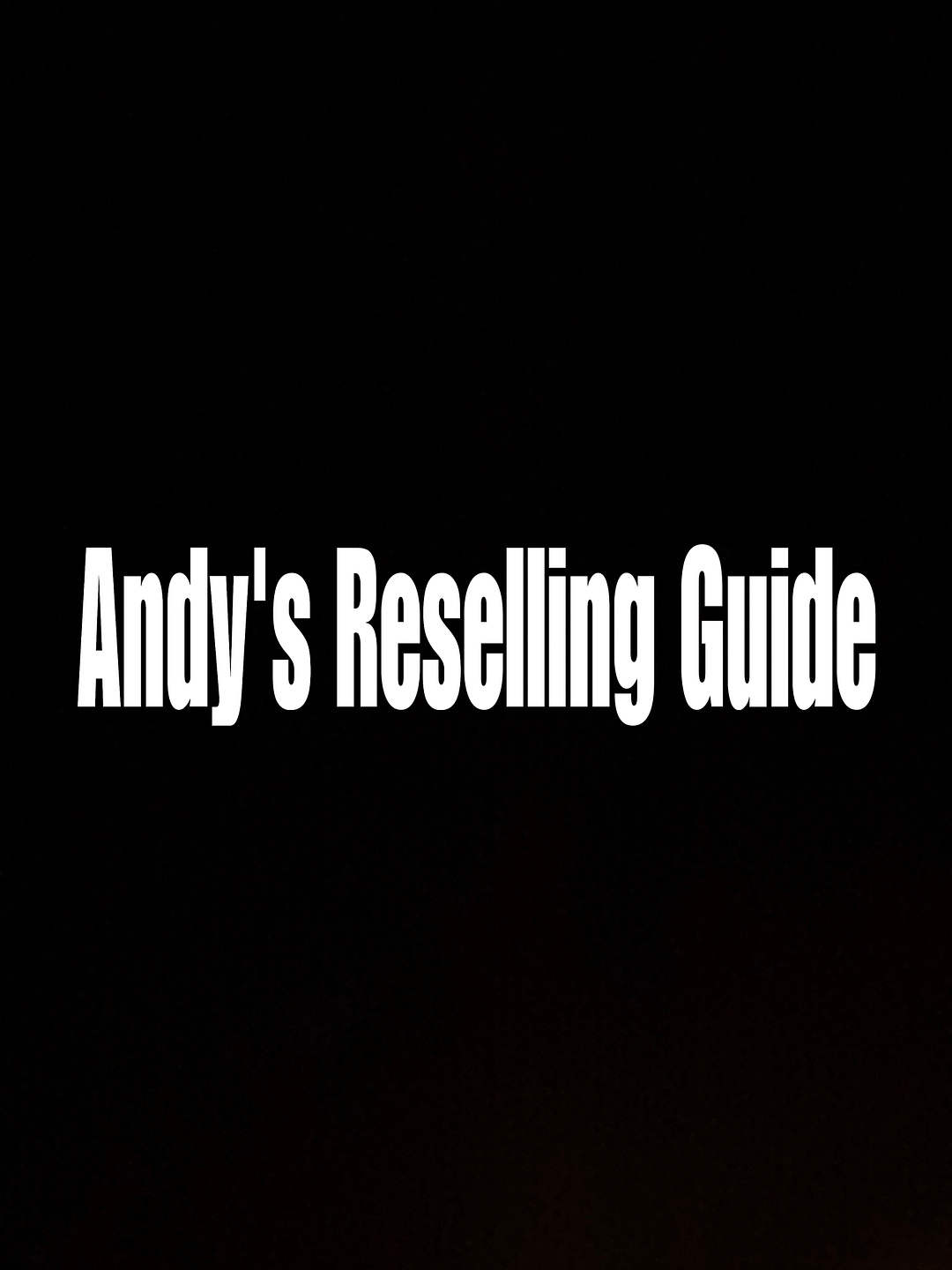 Andys Reslling Guide