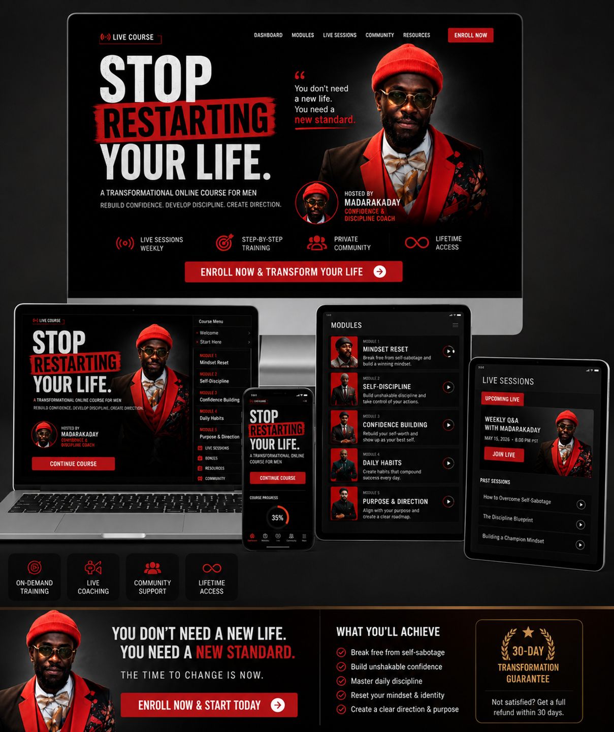 STOP RESTARTING YOUR LIFE
