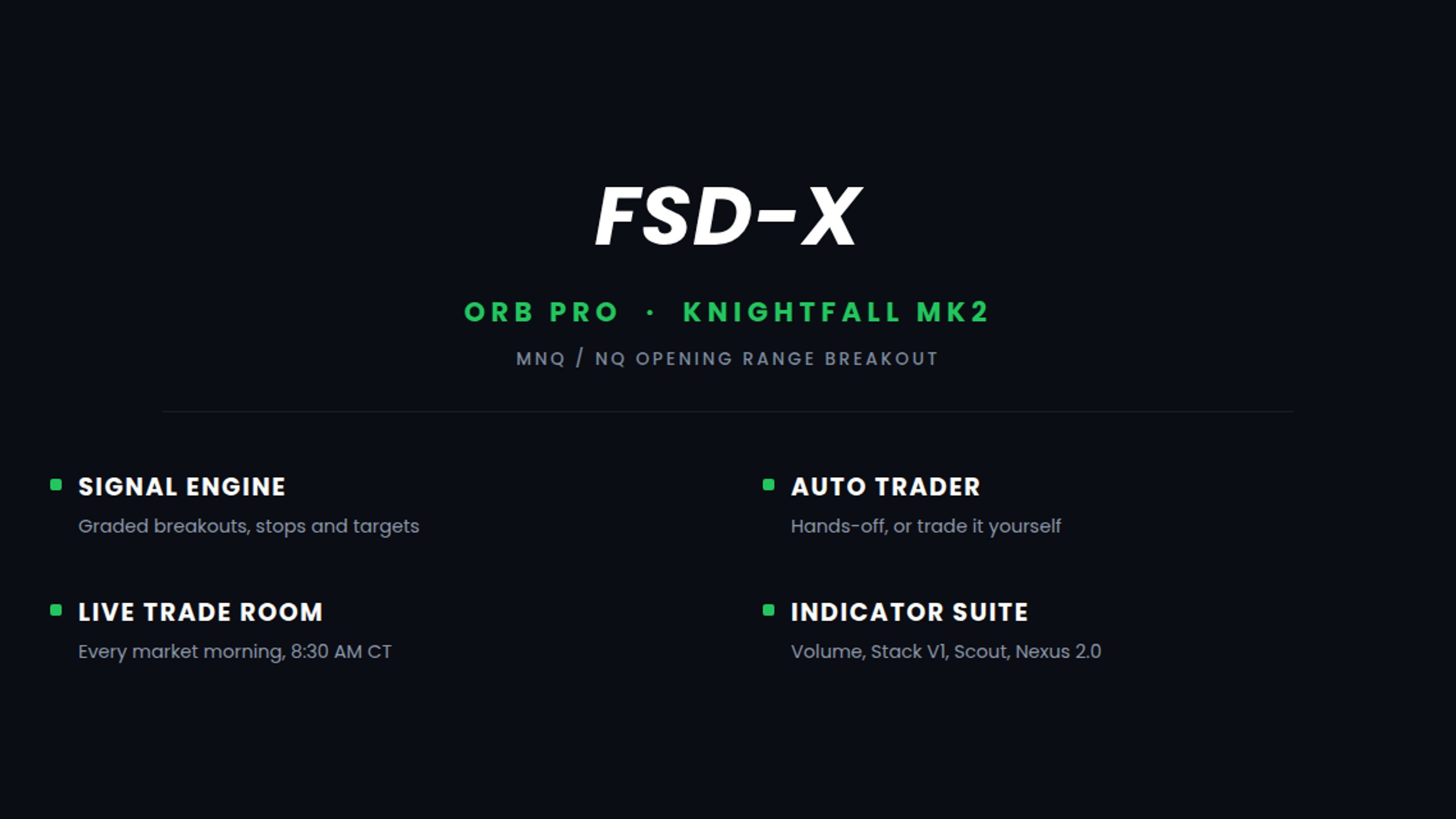 FSD-X Trading