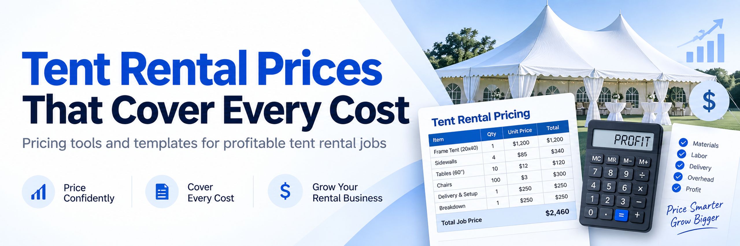 Tent Rental Prices That Cover Every Cost Store