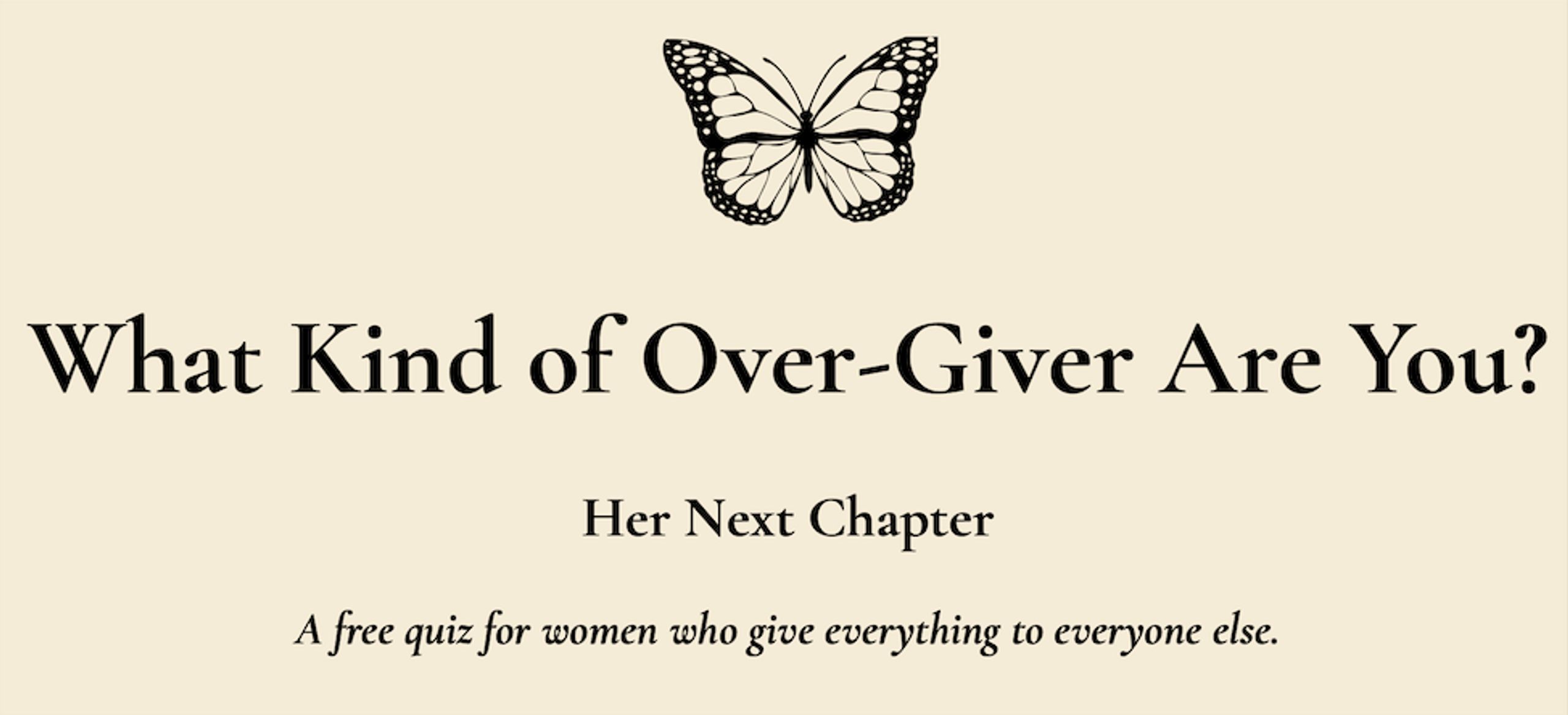 What Kind of Over-Giver Are You?