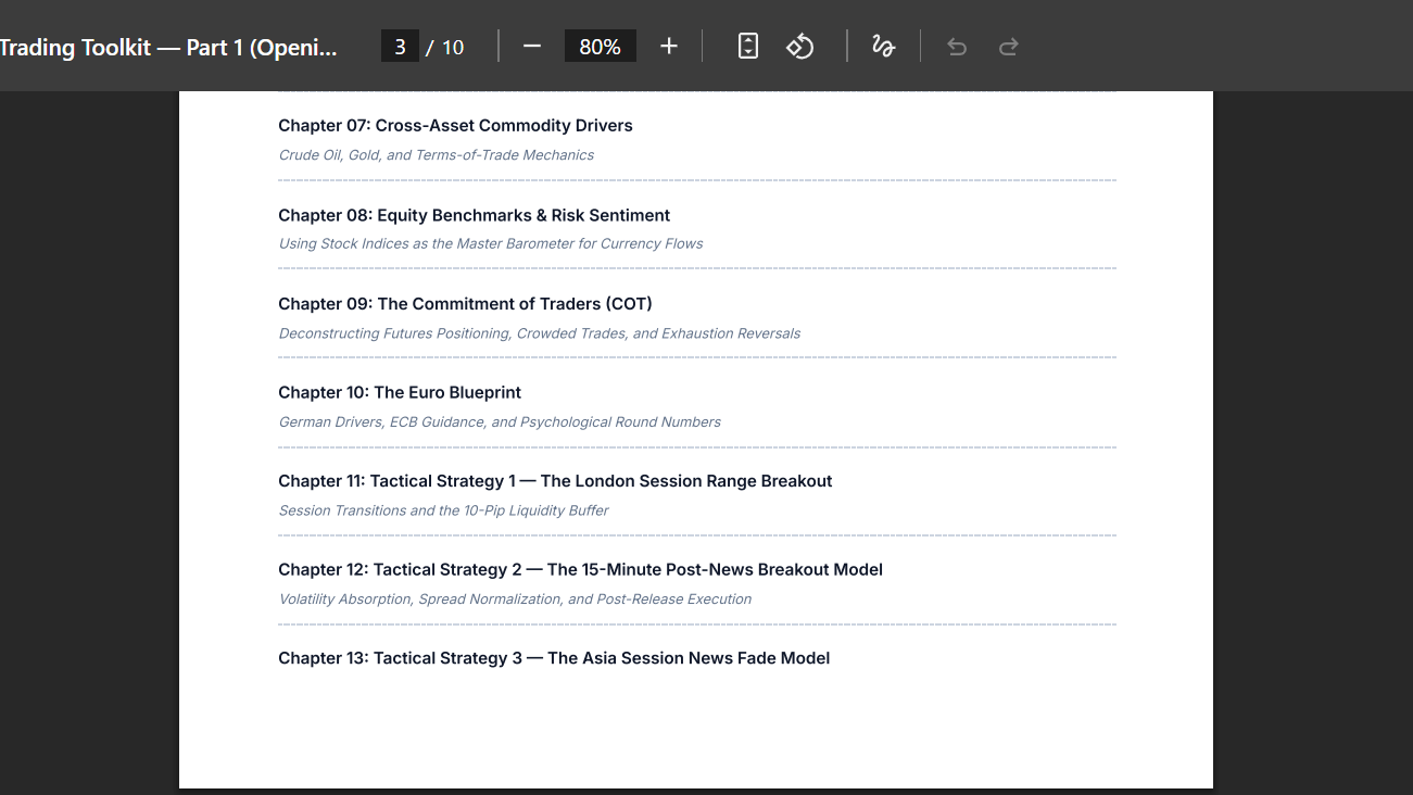 Forex Fundamentals Master Blueprint: 14-Chapter Guide preview 3