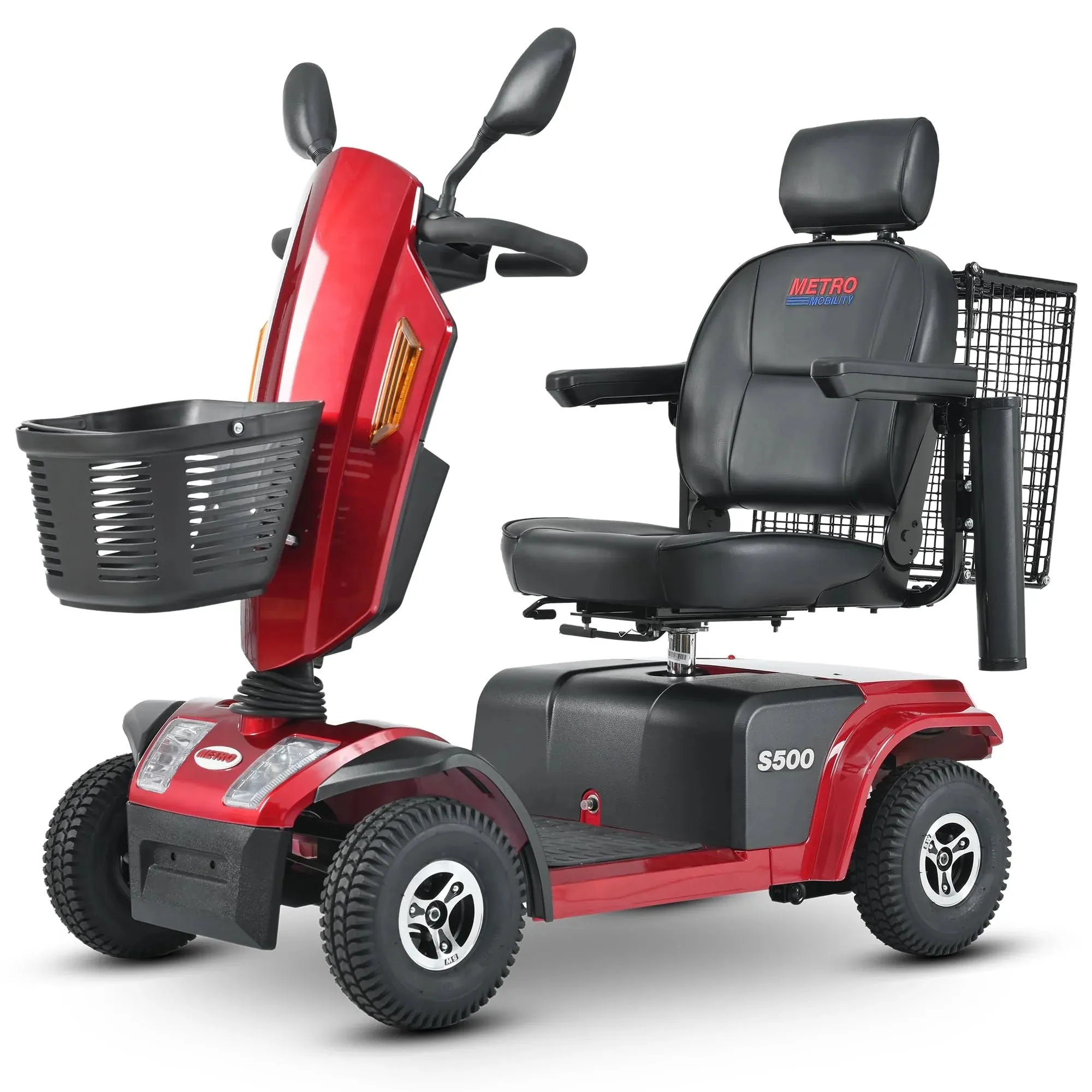 Metro Mobility S500 heavy-duty 4-wheel electric mobility scooter