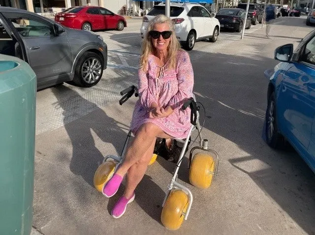 AccessRec ACCESSWALK All-Terrain Beach Rollator Walker