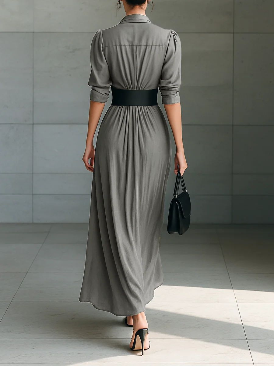 Zéphyrine | Robe Longue Plissée