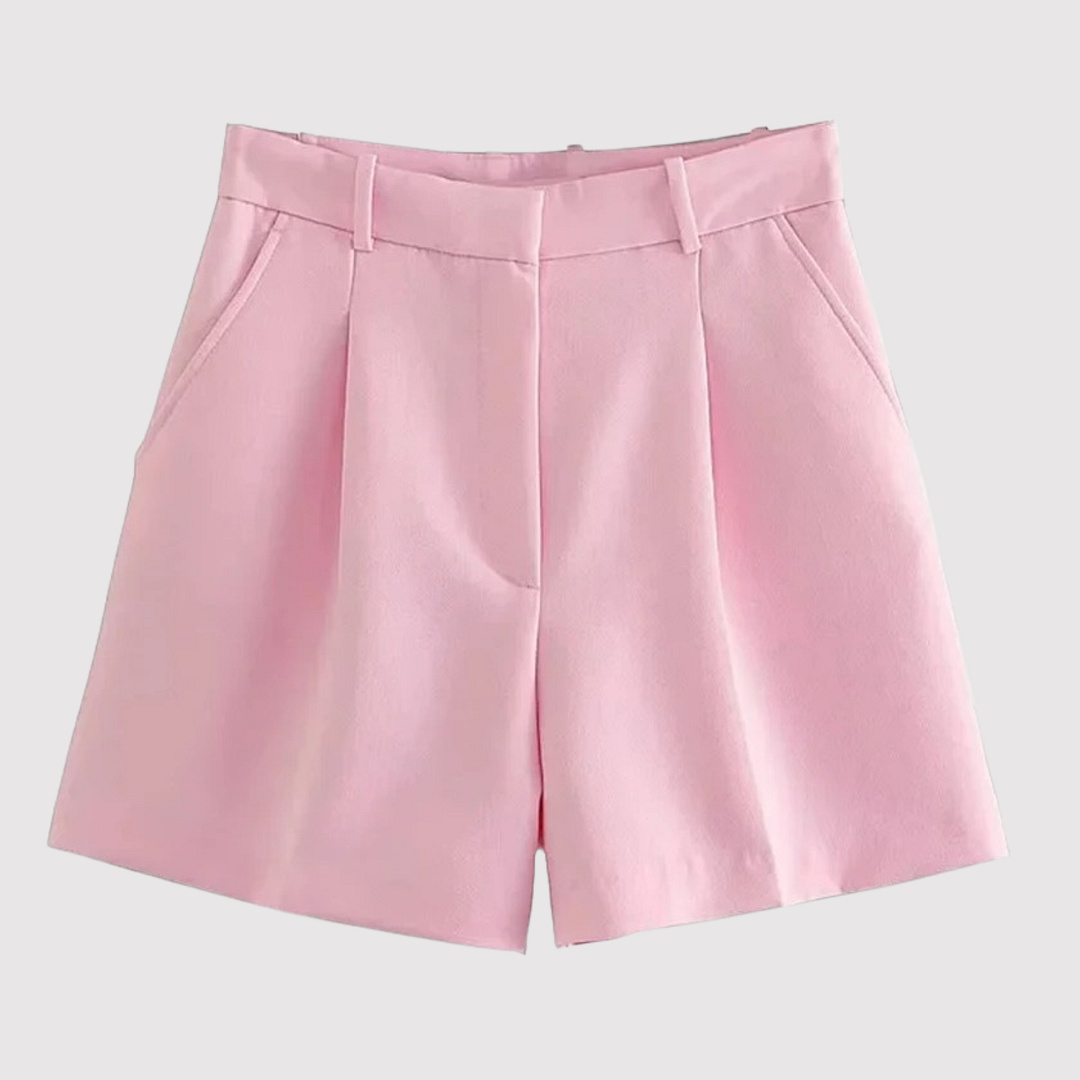Rozenn | Short Taille Haute Élégant