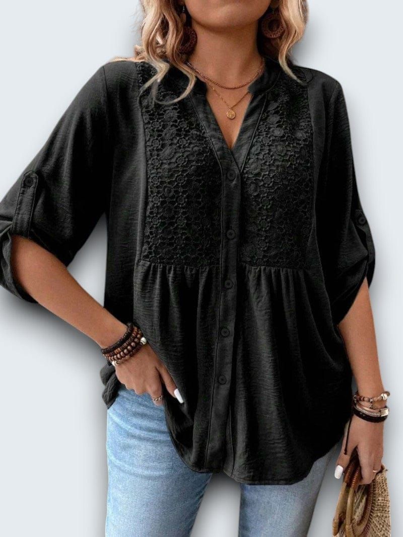 Séréna | Blouse Légère à Dentelle