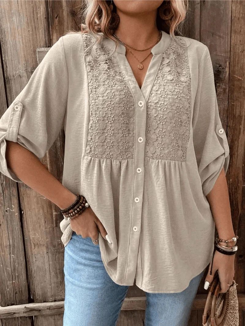 Séréna | Blouse Légère à Dentelle