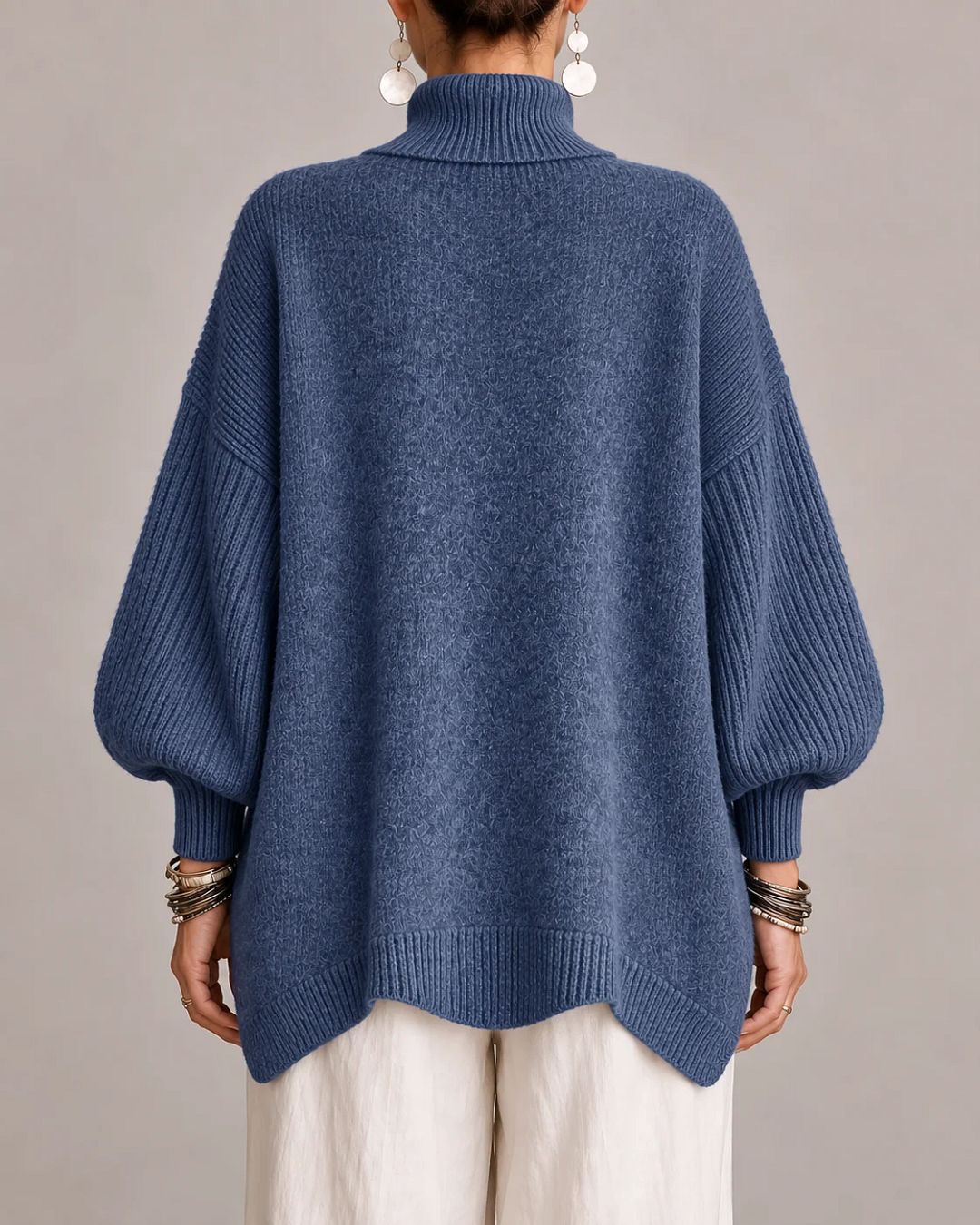 Catherine | Pull Col Roulé Élégant