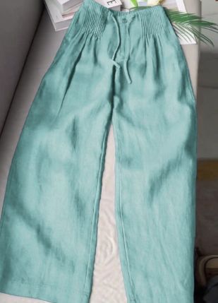 Isabelle | Pantalon fluide jambe large