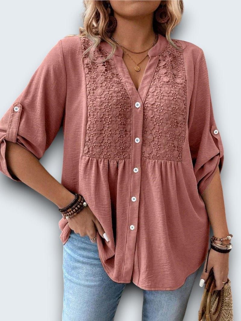Séréna | Blouse Légère à Dentelle