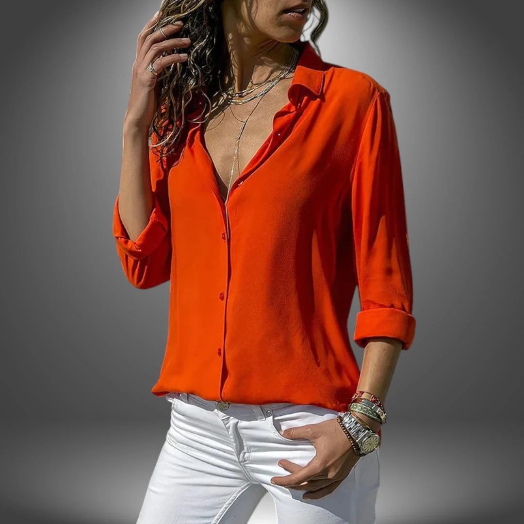 Valeria | Blouse Classique à Boutons