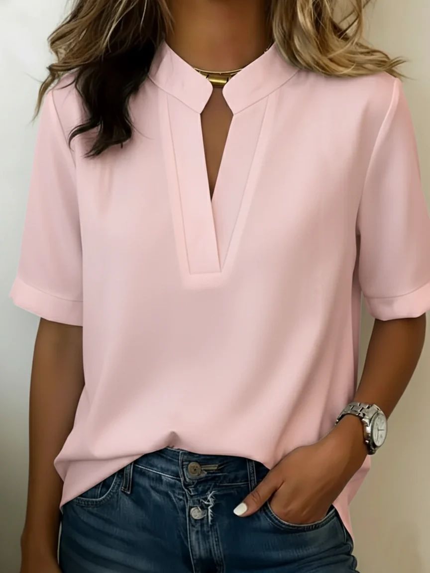 Élise | Blouse élégante au col raffiné