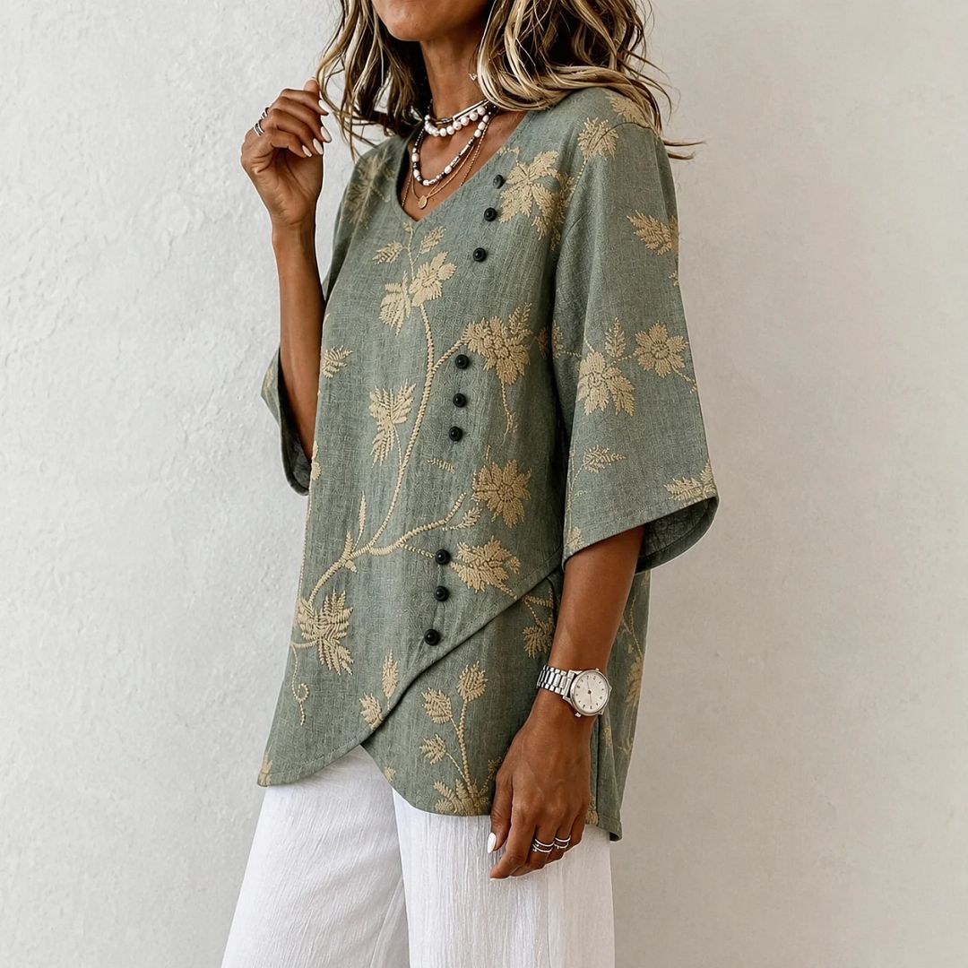 Denise | Blouse Fleurie