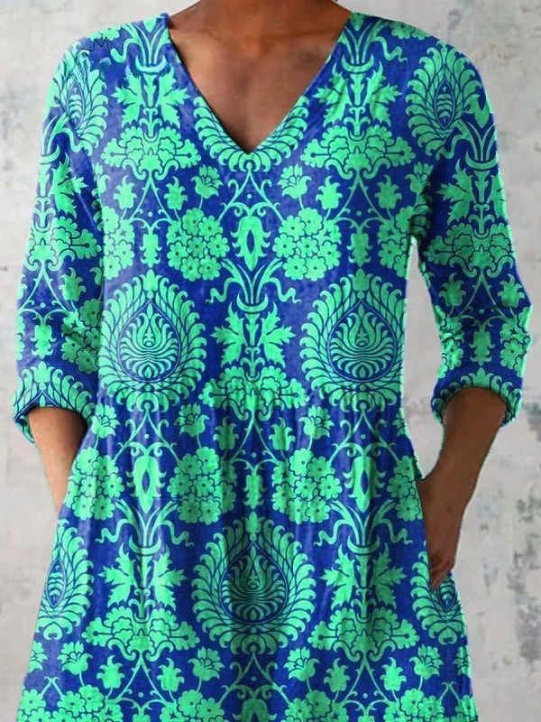 Beatrix | Blouse longue à col en V