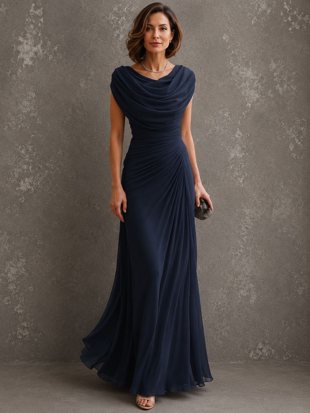 Julienne | Robe Maxi Drapée Élégante