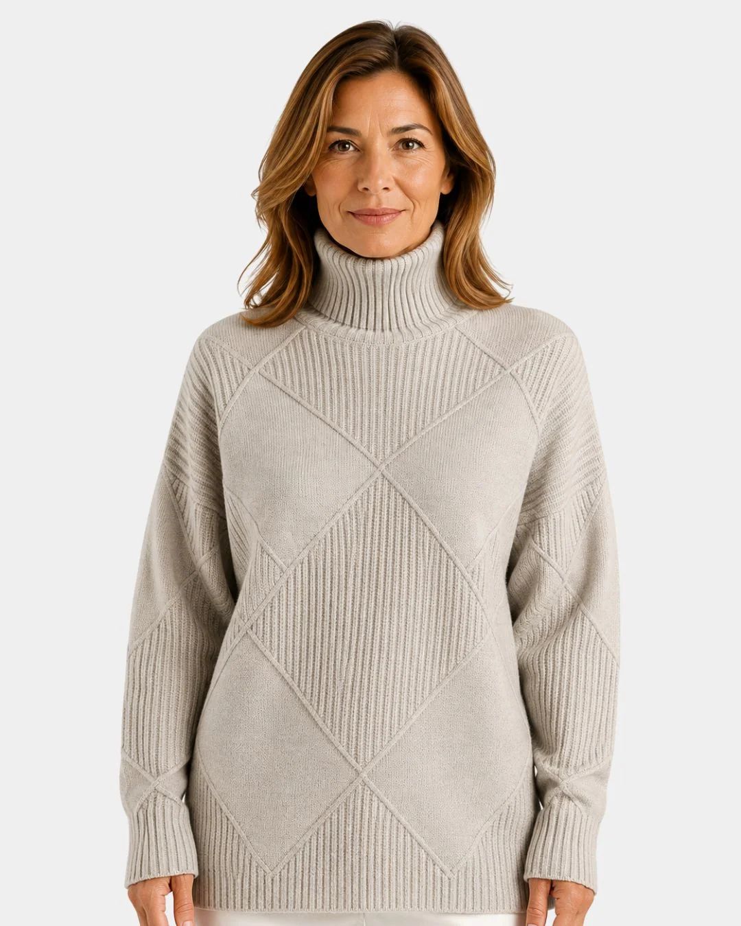Lauren | Pull luxe à col haut