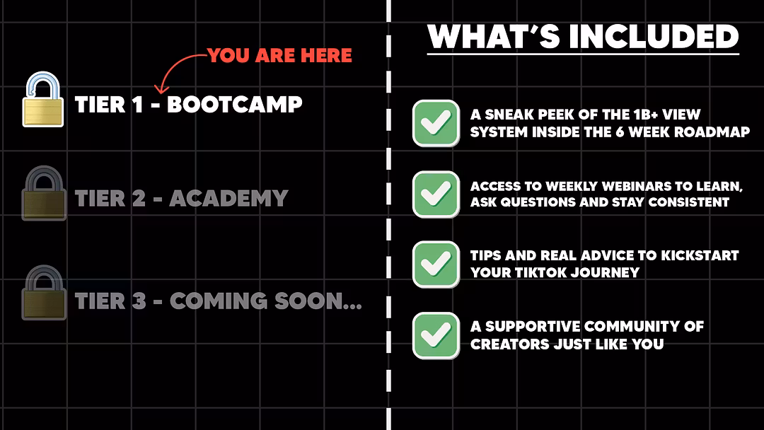 Tier 1 - TikTok Bootcamp