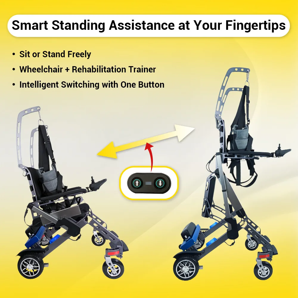 EASWE S10 standing electric wheelchair with assisted standing lift