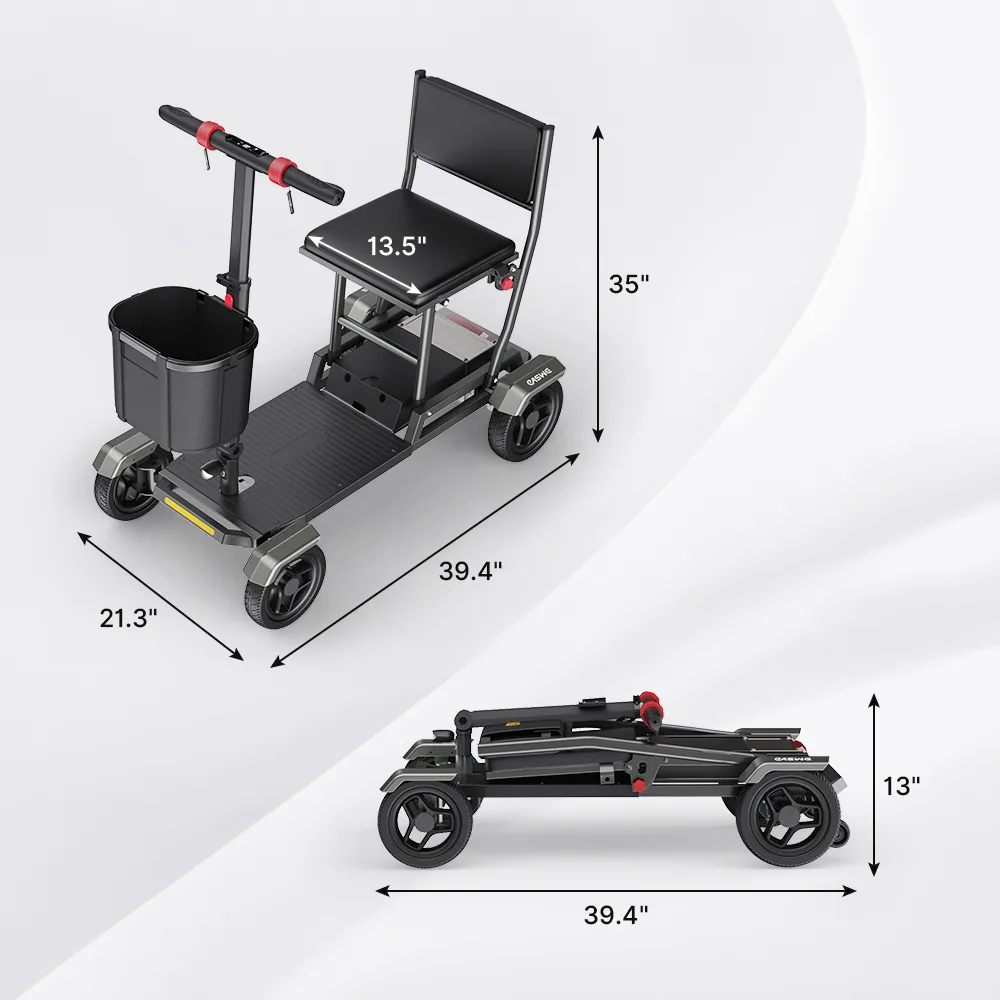 EASWE M30 portable mobility scooter with NFC keyless start