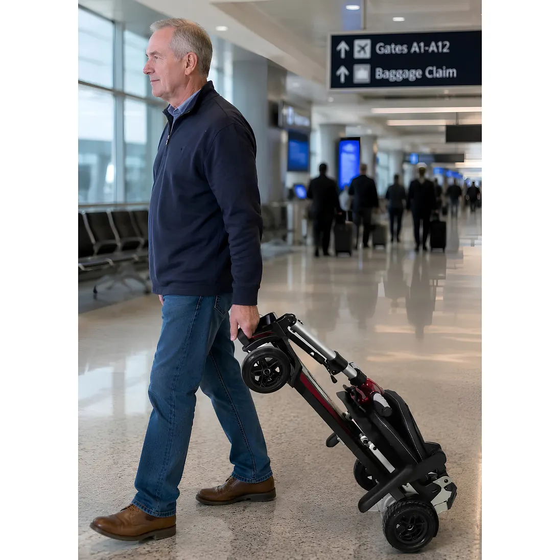 Enhance Mobility MobiFree Lightweight Folding Mobility Scooter