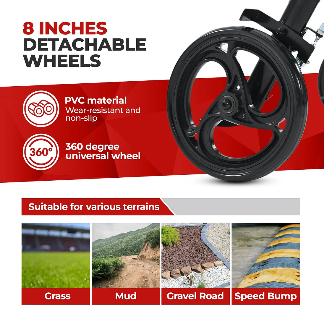 Metro Mobility M913P 2-in-1 Rollator