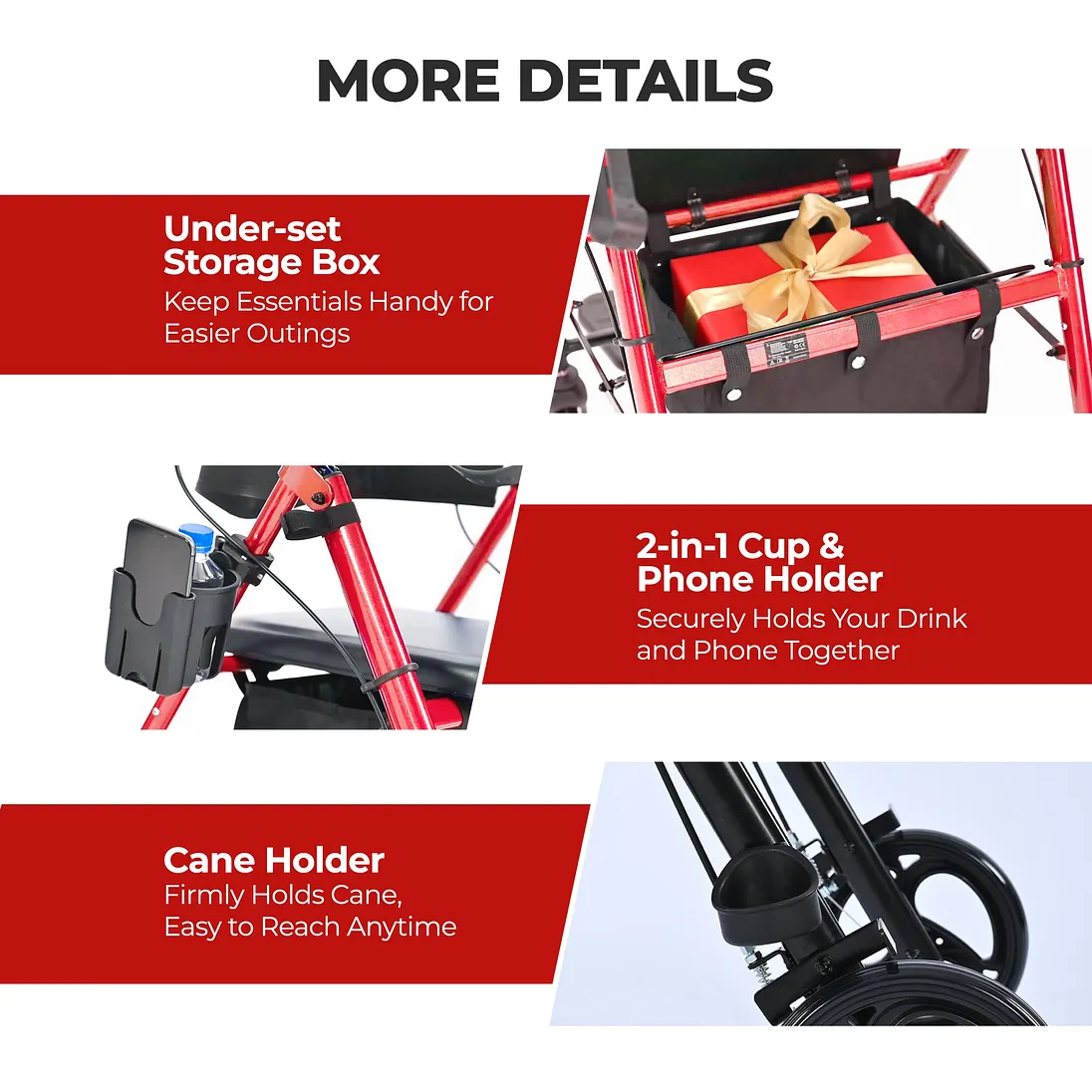 Metro Mobility M913P 2-in-1 Rollator