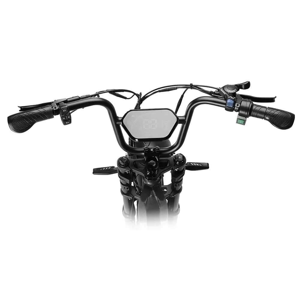 HappyRun Tank G60 Pro Moped-Style Off-Road Electric Bike (UL 2849 Certified)