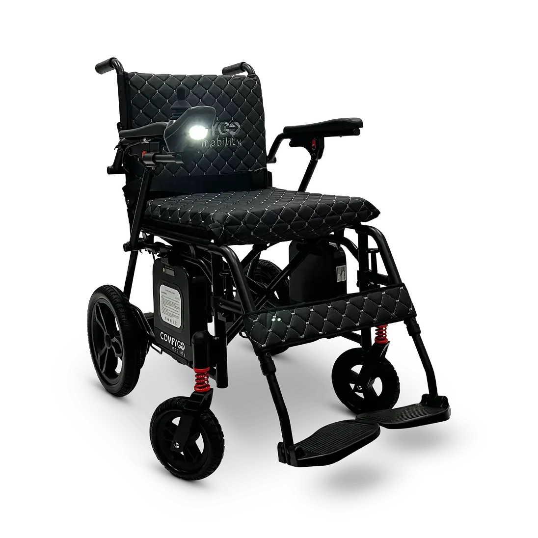 ComfyGo X-7 Ultra-Lightweight Dual Battery Electric Wheelchair