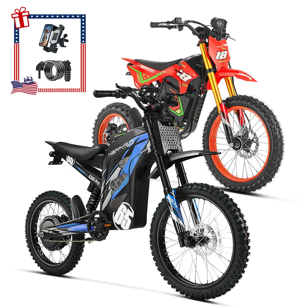 HappyRun Ultimate Dirt E-Bike Combo – F18 2.0 + G300 Pro