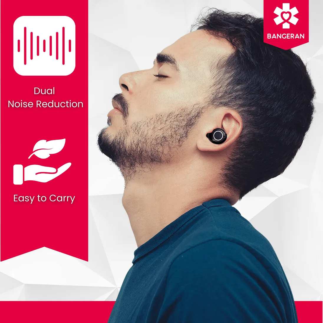 Bangeran Rechargeable Over-the-Counter Hearing Amplifier