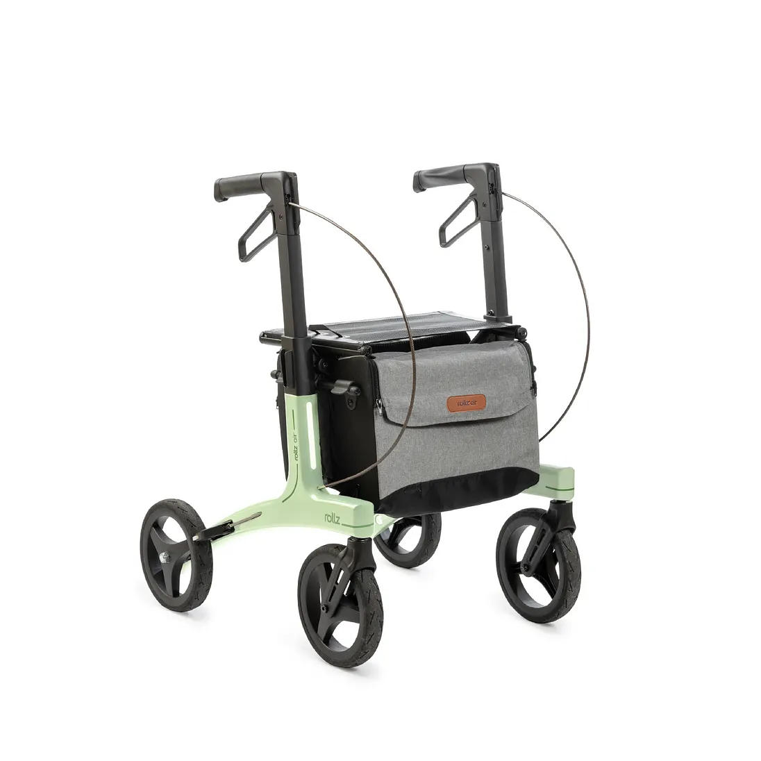 Rollz Air Ultralight Carbon Fiber Rollator Walker with Seat