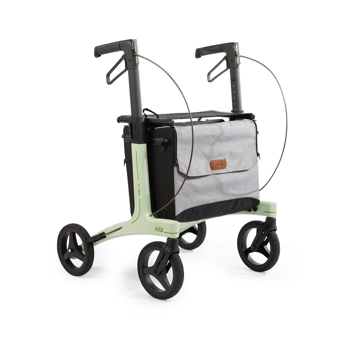 Rollz Air Ultralight Carbon Fiber Rollator Walker with Seat