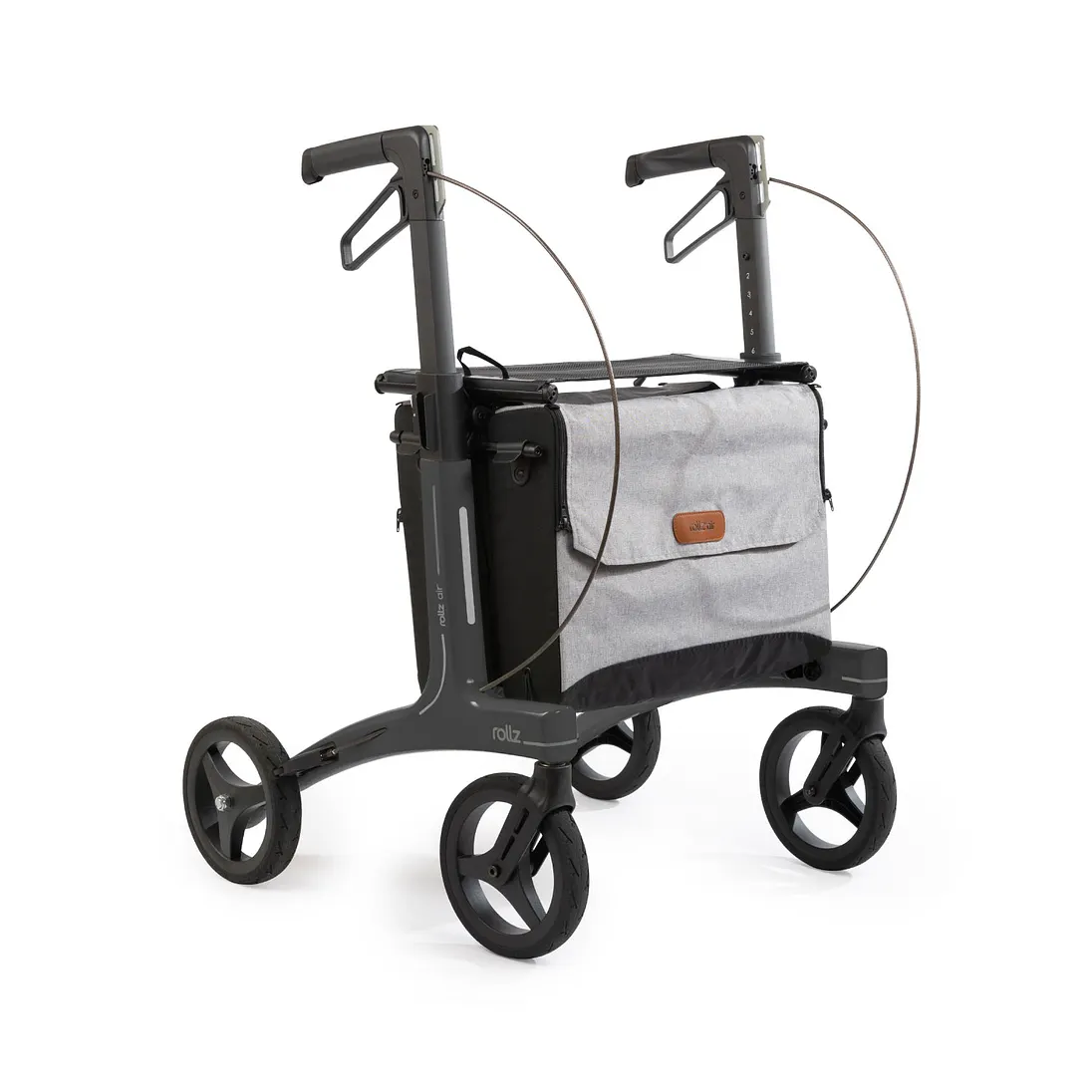 Rollz Air Ultralight Carbon Fiber Rollator Walker with Seat