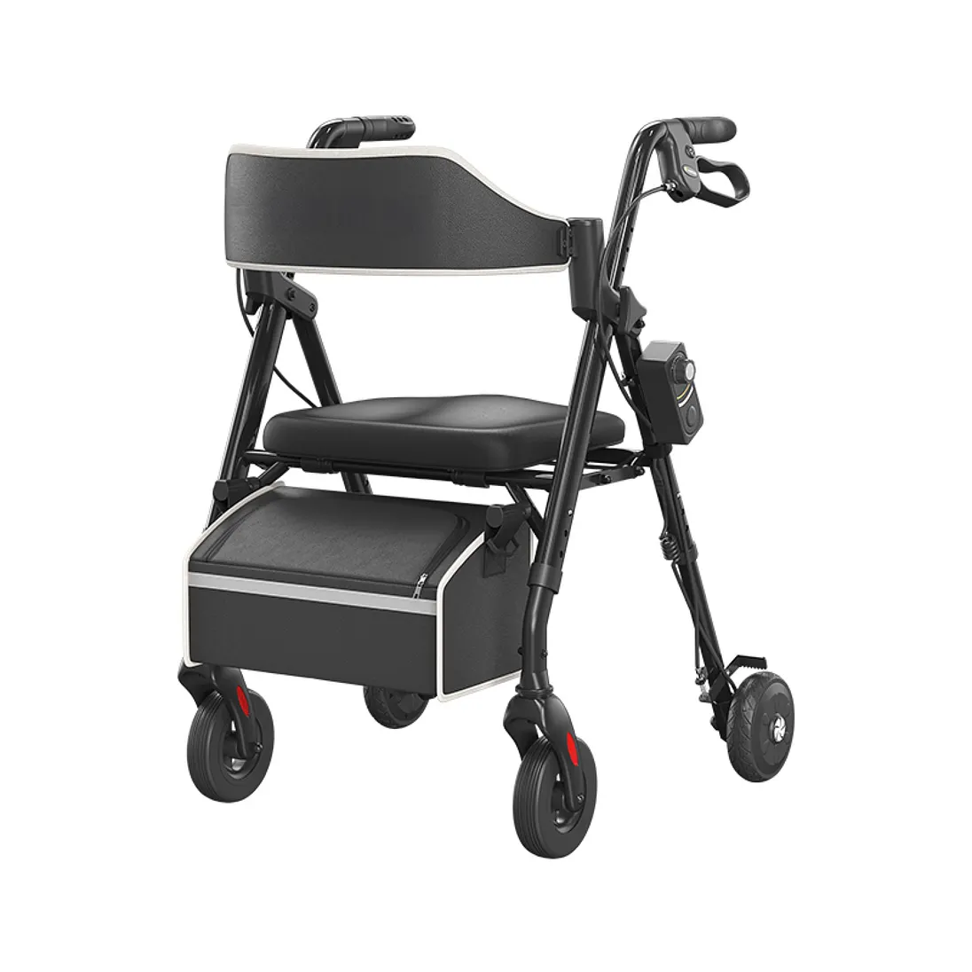 Vocic Z63 Adjusta-Speed Rollator Walker with Adjustable Resistance
