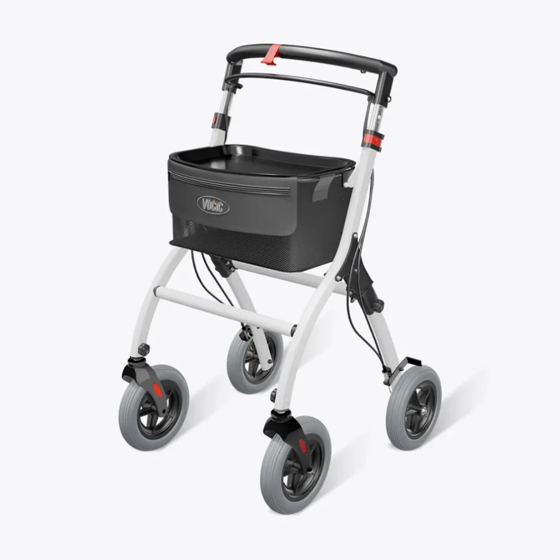 Vocic Z32 Slim Foldable Indoor Rollator for Small Spaces
