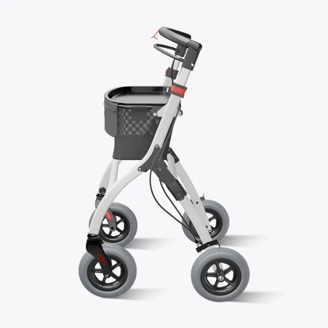 Vocic Z32 Slim Foldable Indoor Rollator for Small Spaces