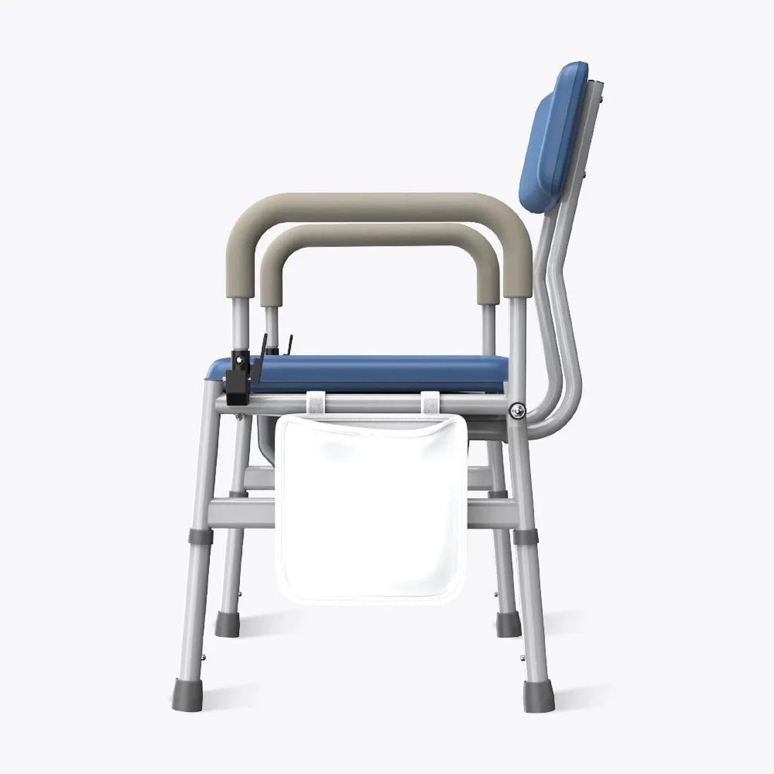 Vocic YR11 Drop-Arm Bedside Commode Chair