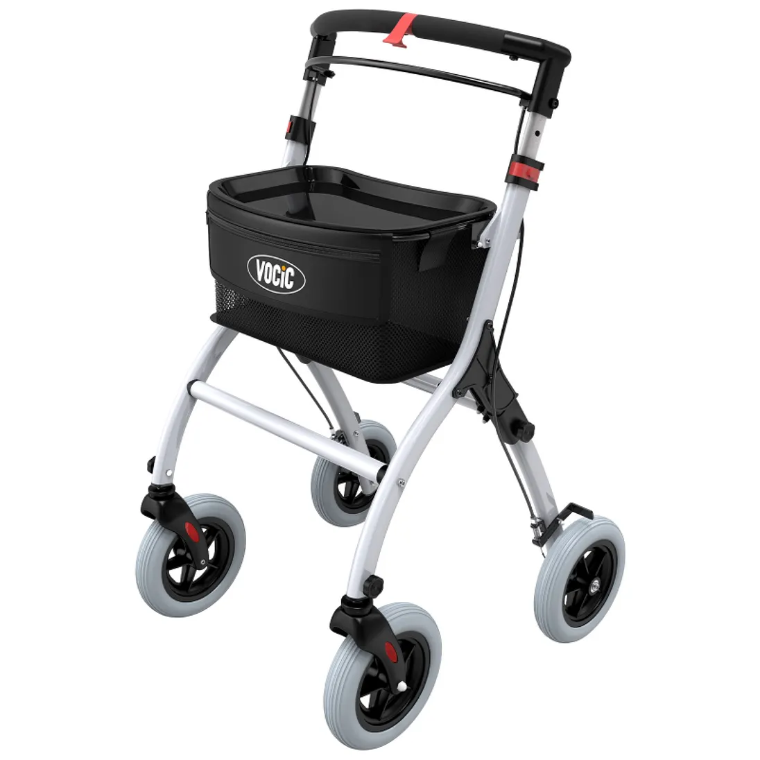 Vocic Z32 Slim Foldable Indoor Rollator for Small Spaces